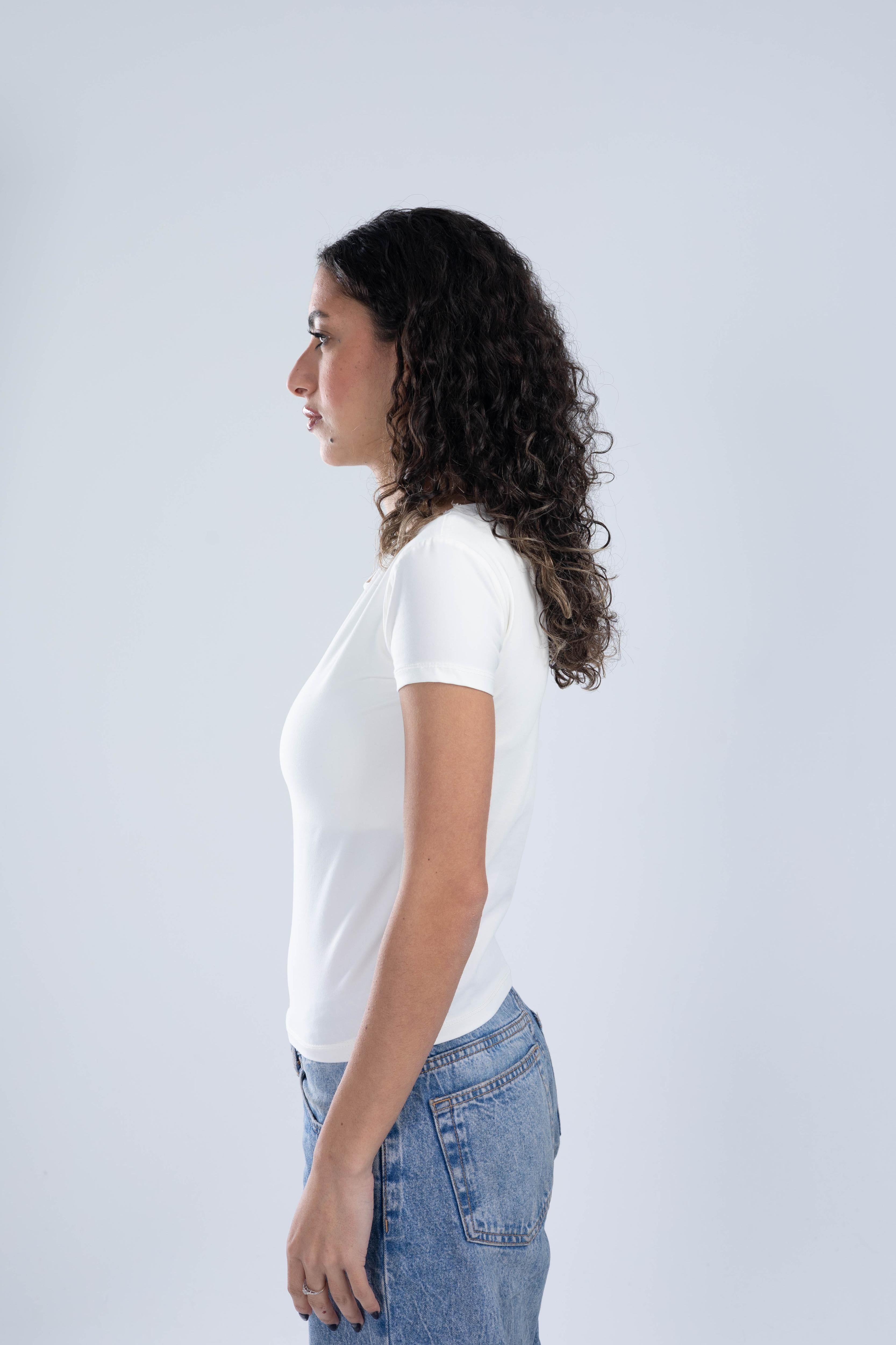 White Basic Top