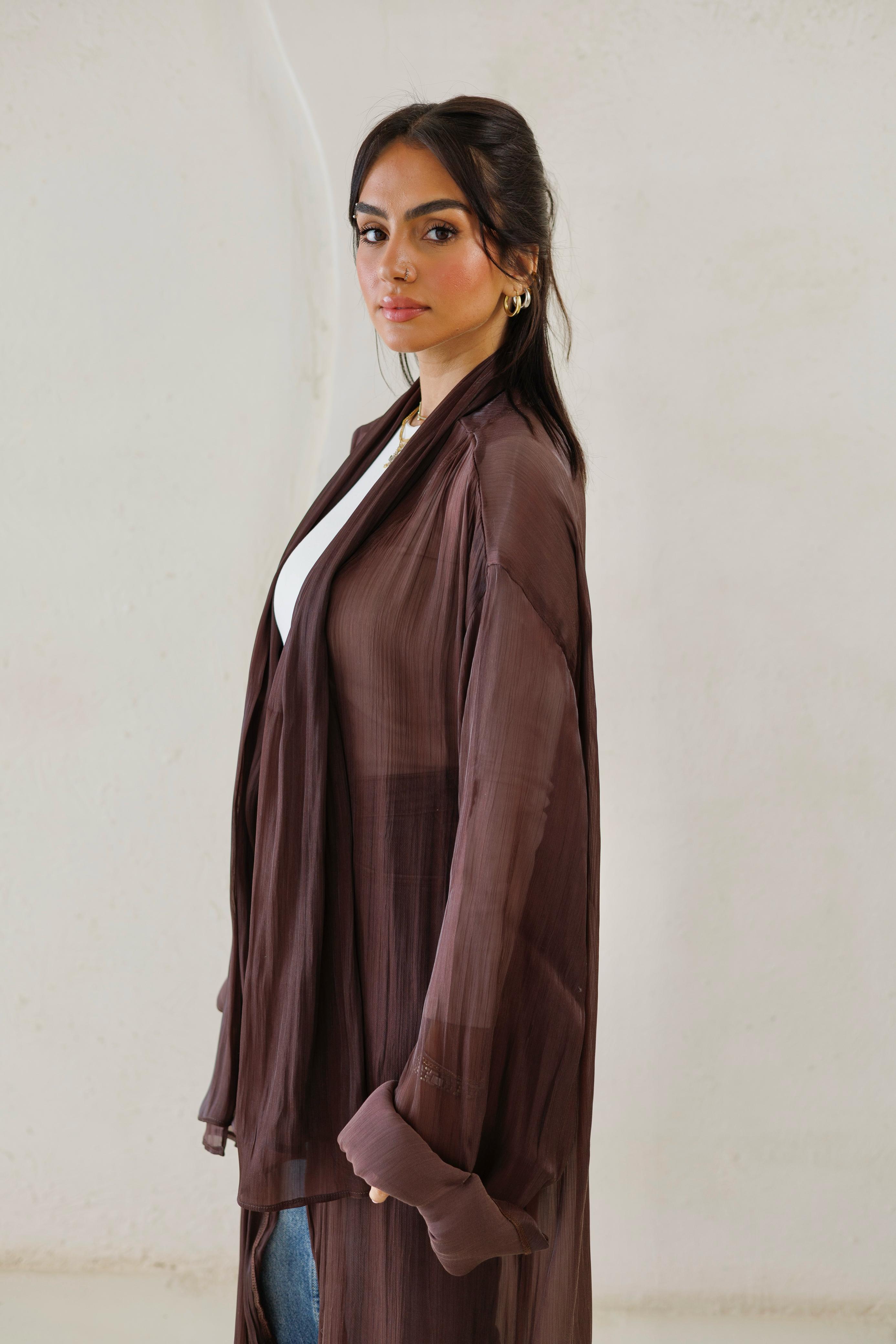 The Balance Kaftan In Brown