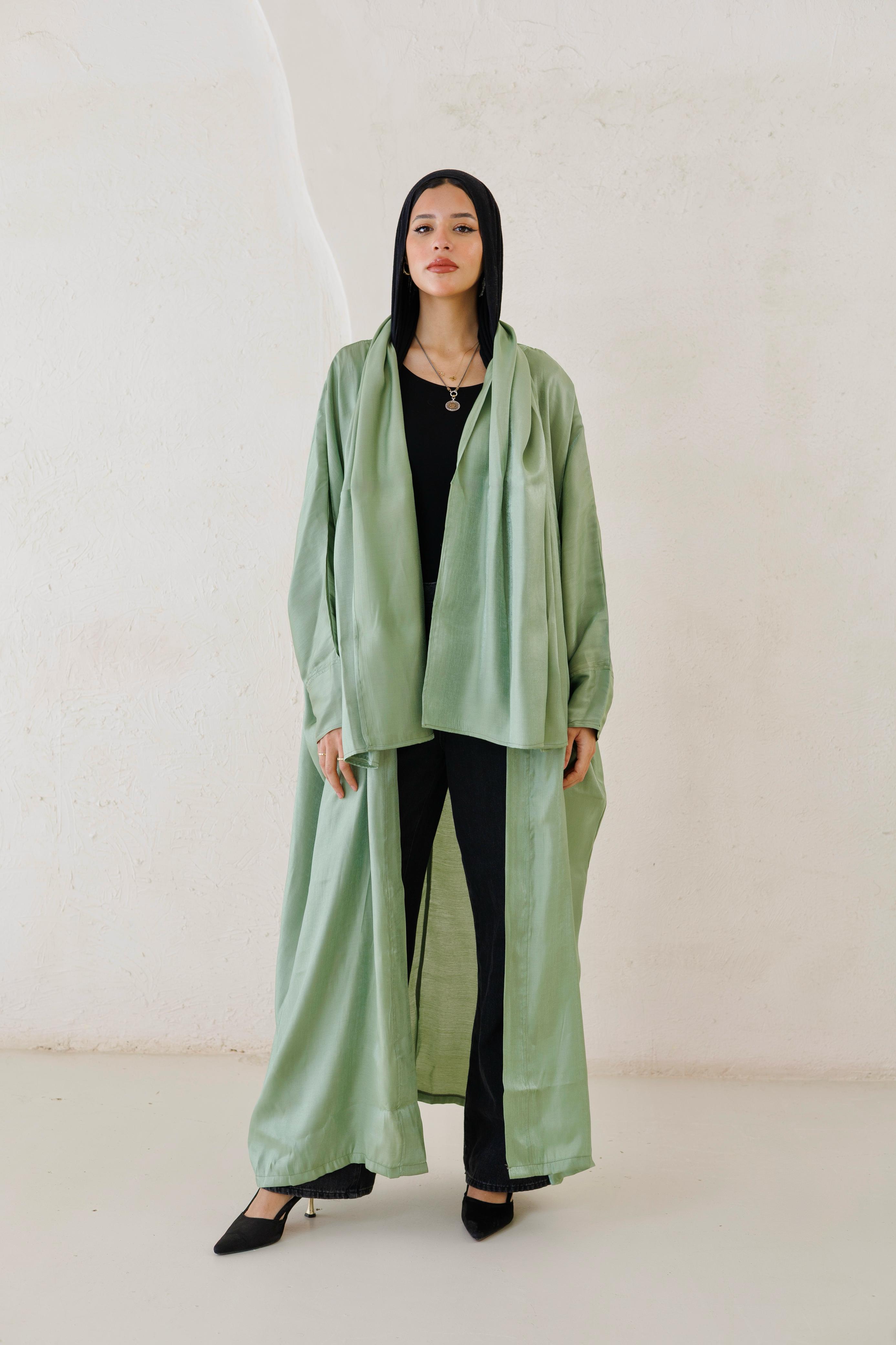 The Rise Kaftan In Green