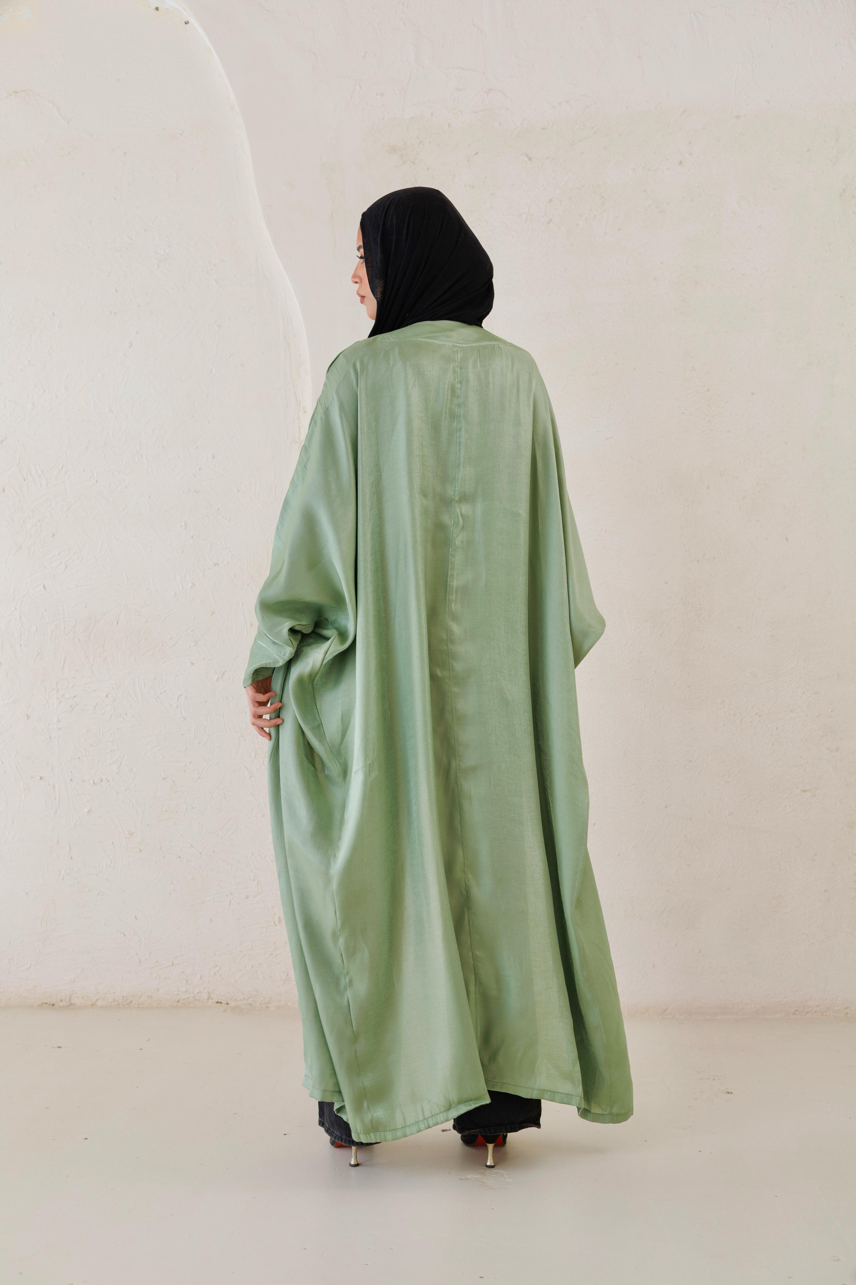 The Rise Kaftan In Green