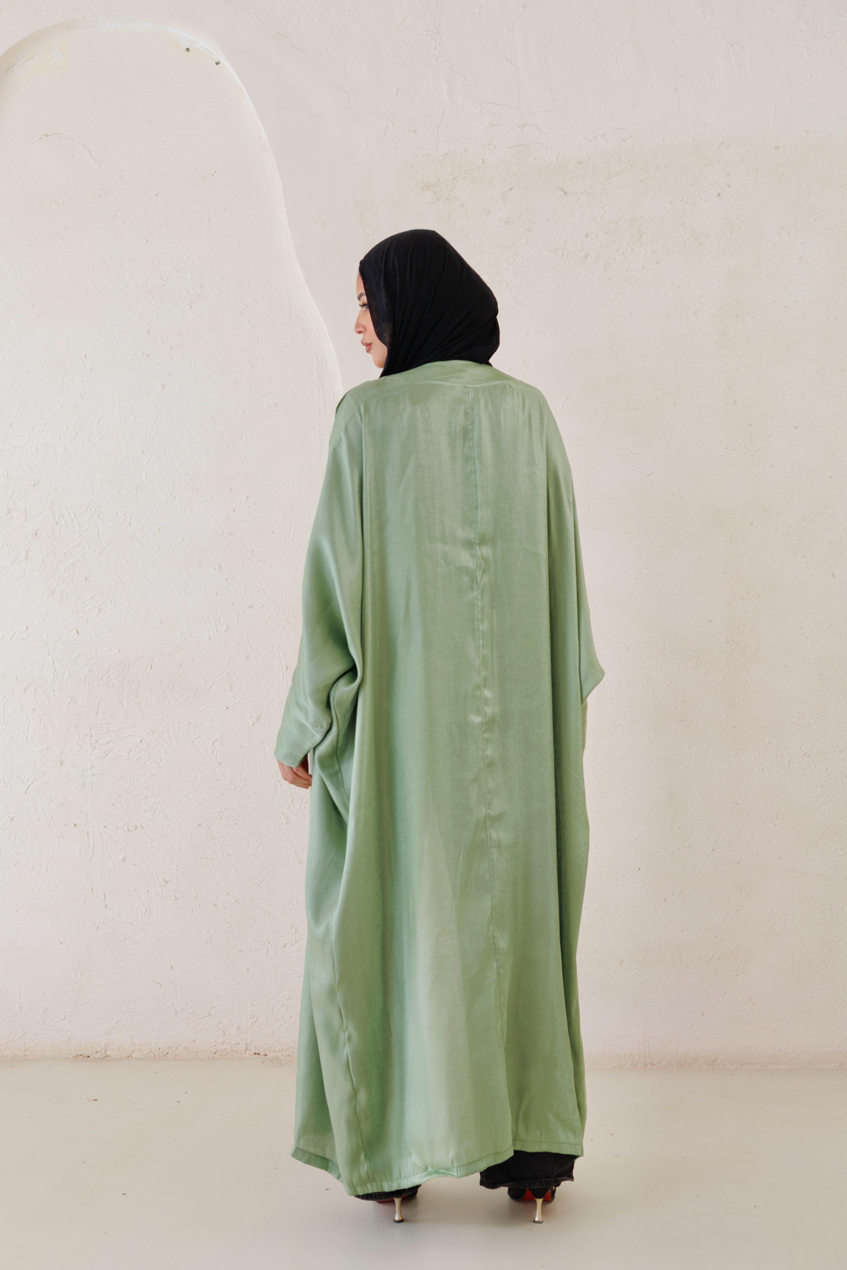 The Rise Kaftan In Green