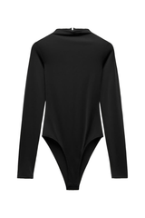 Black Long Sleeve Bodysuit