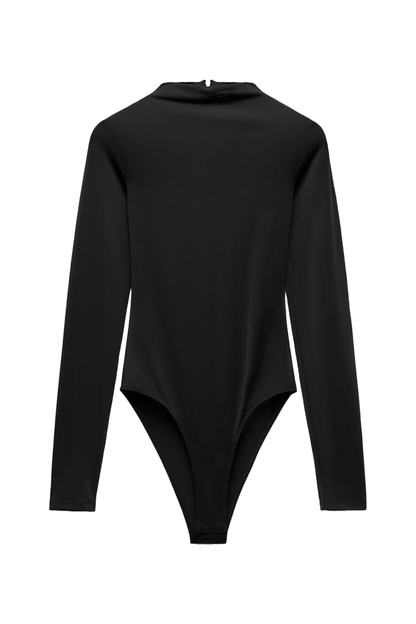 Black Long Sleeve Bodysuit
