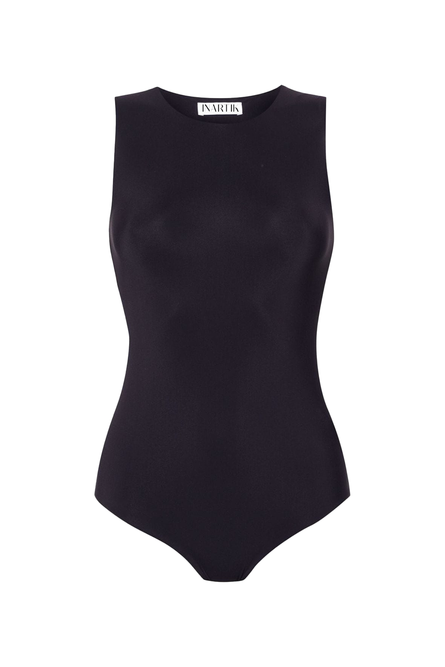 Black Sleeveless Bodysuit
