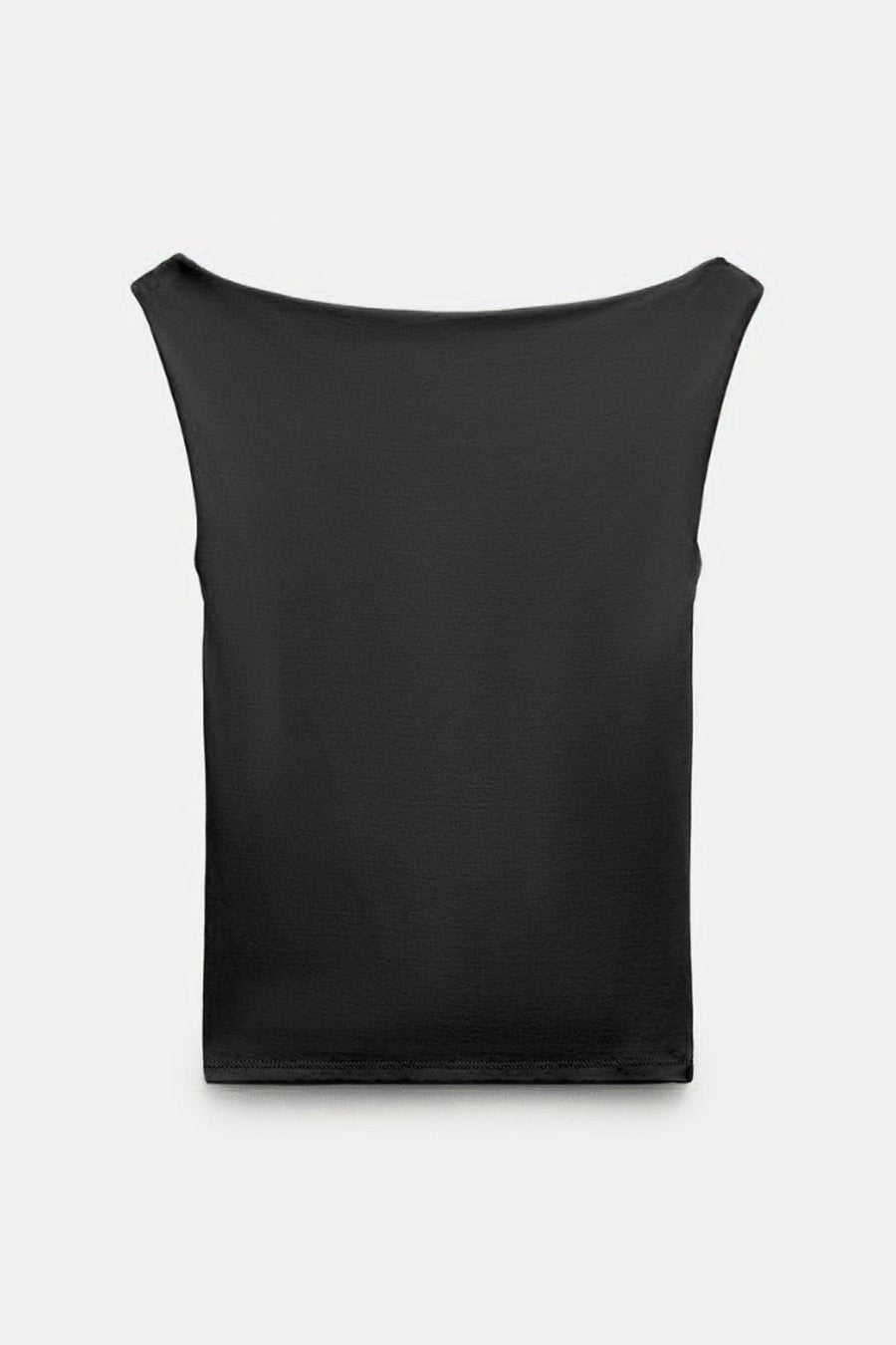 Black Boat-neck top