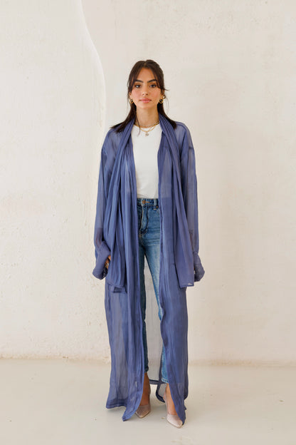 The Full Moon Kaftan In Blue