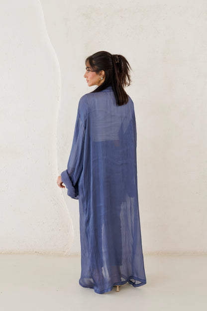 The Full Moon Kaftan In Blue