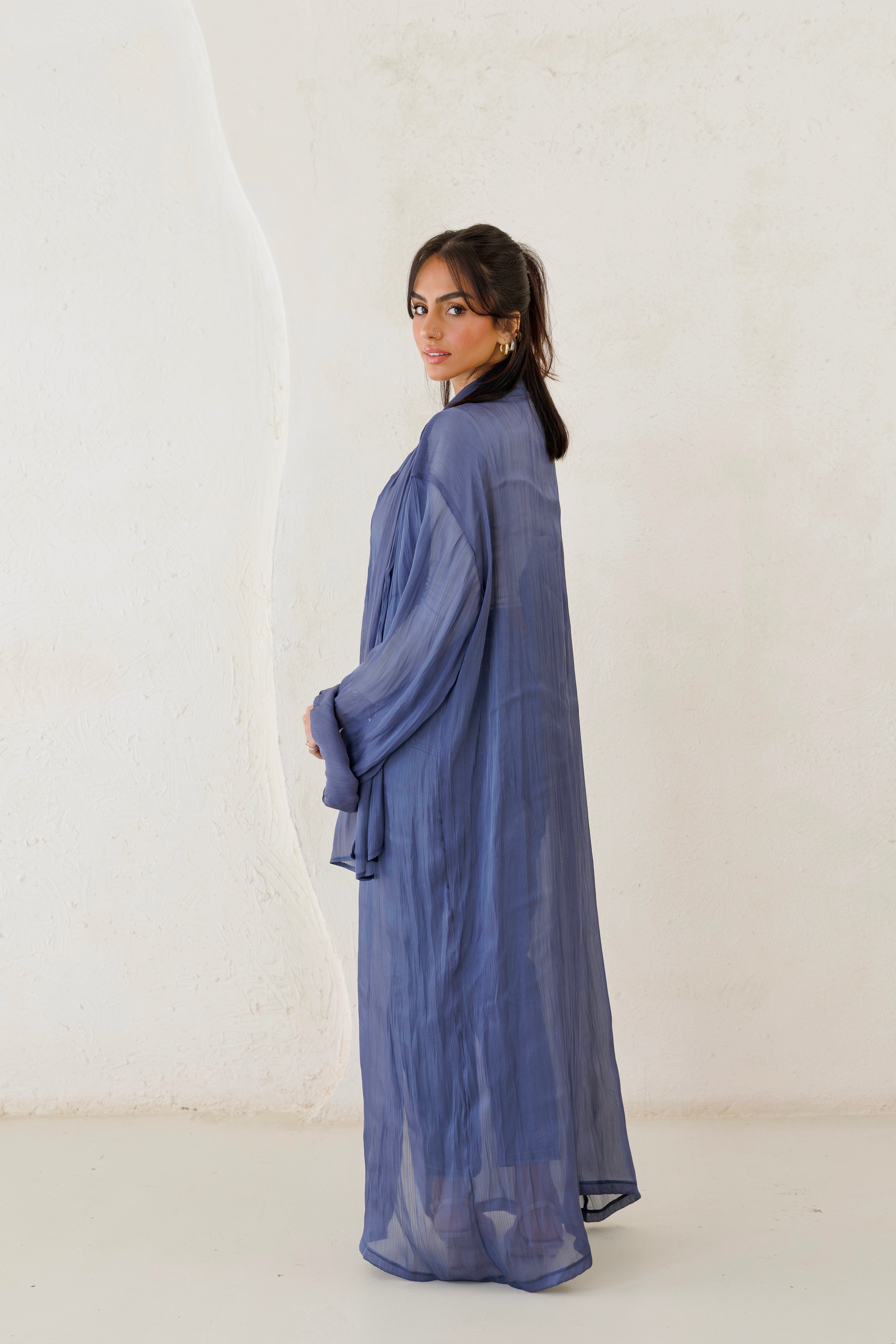 The Full Moon Kaftan In Blue