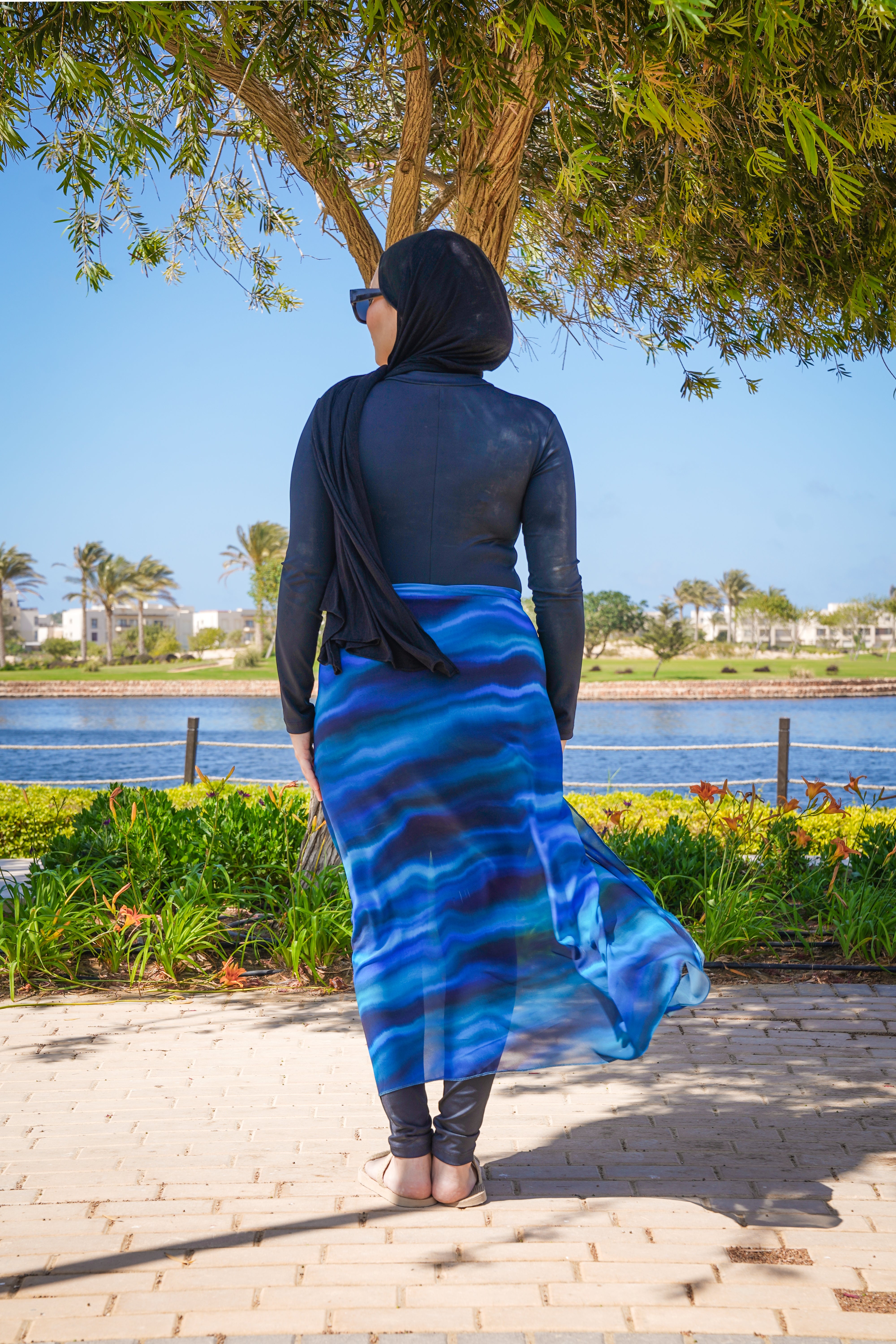 Midnight Wave Burkini (2 Piece Set)