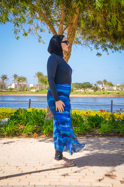 Midnight Wave Burkini (2 Piece Set)