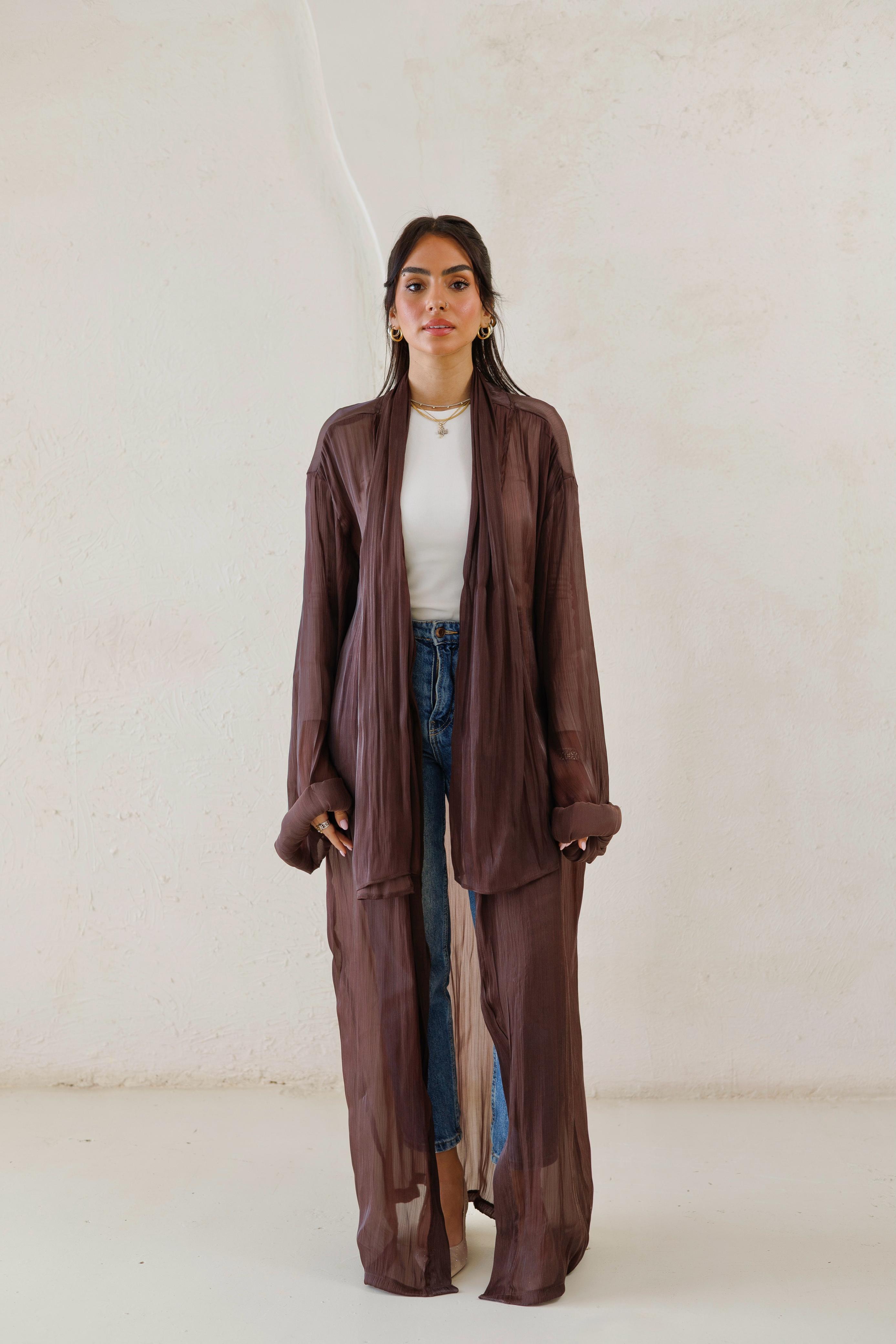 The Balance Kaftan In Brown