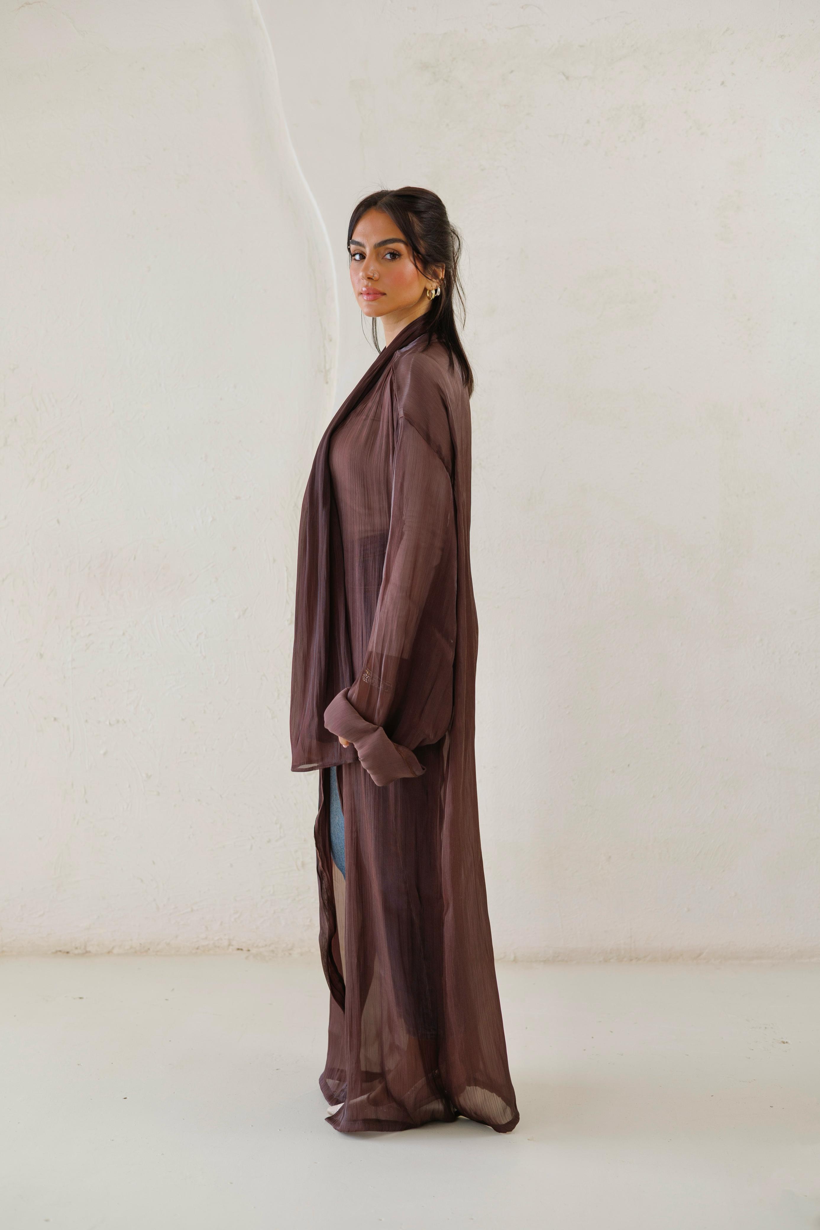 The Balance Kaftan In Brown