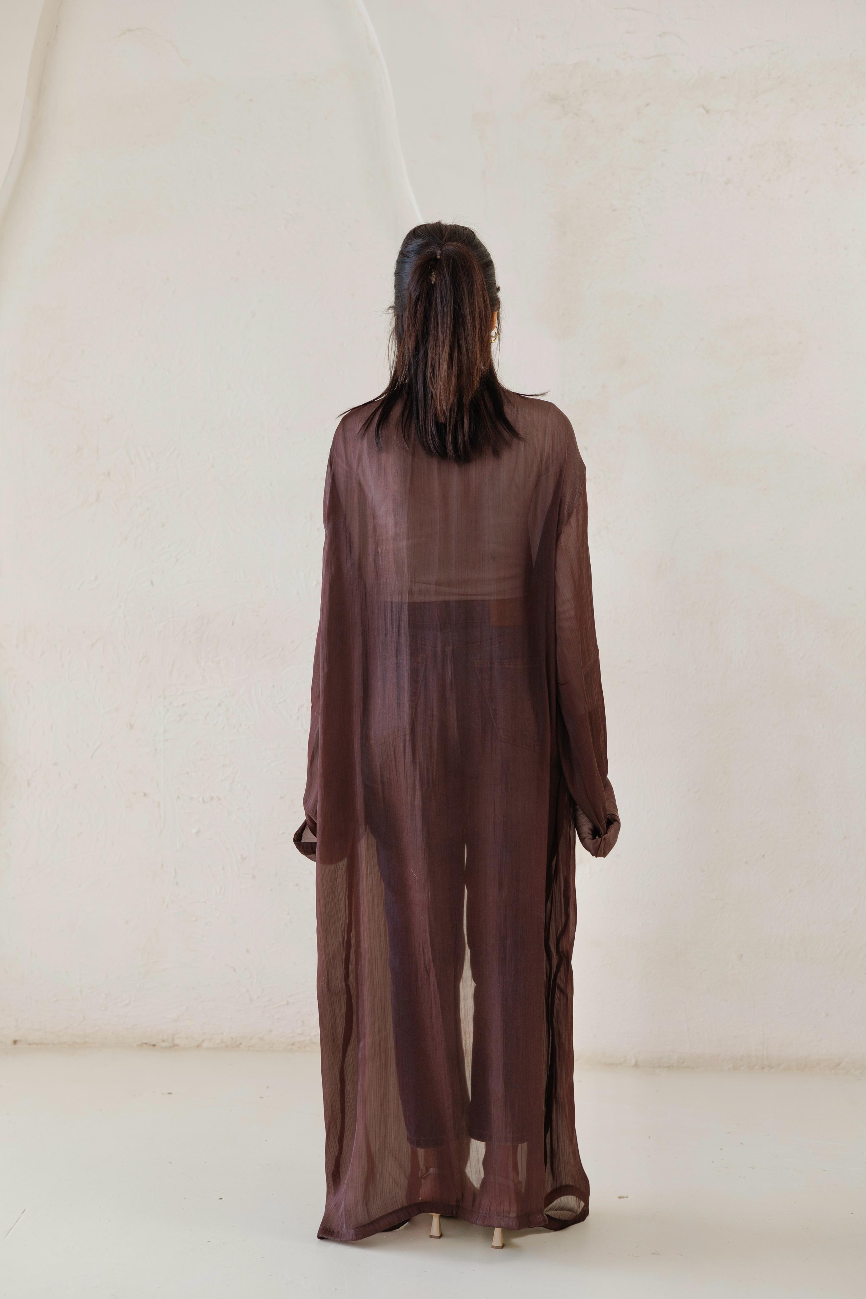 The Balance Kaftan In Brown