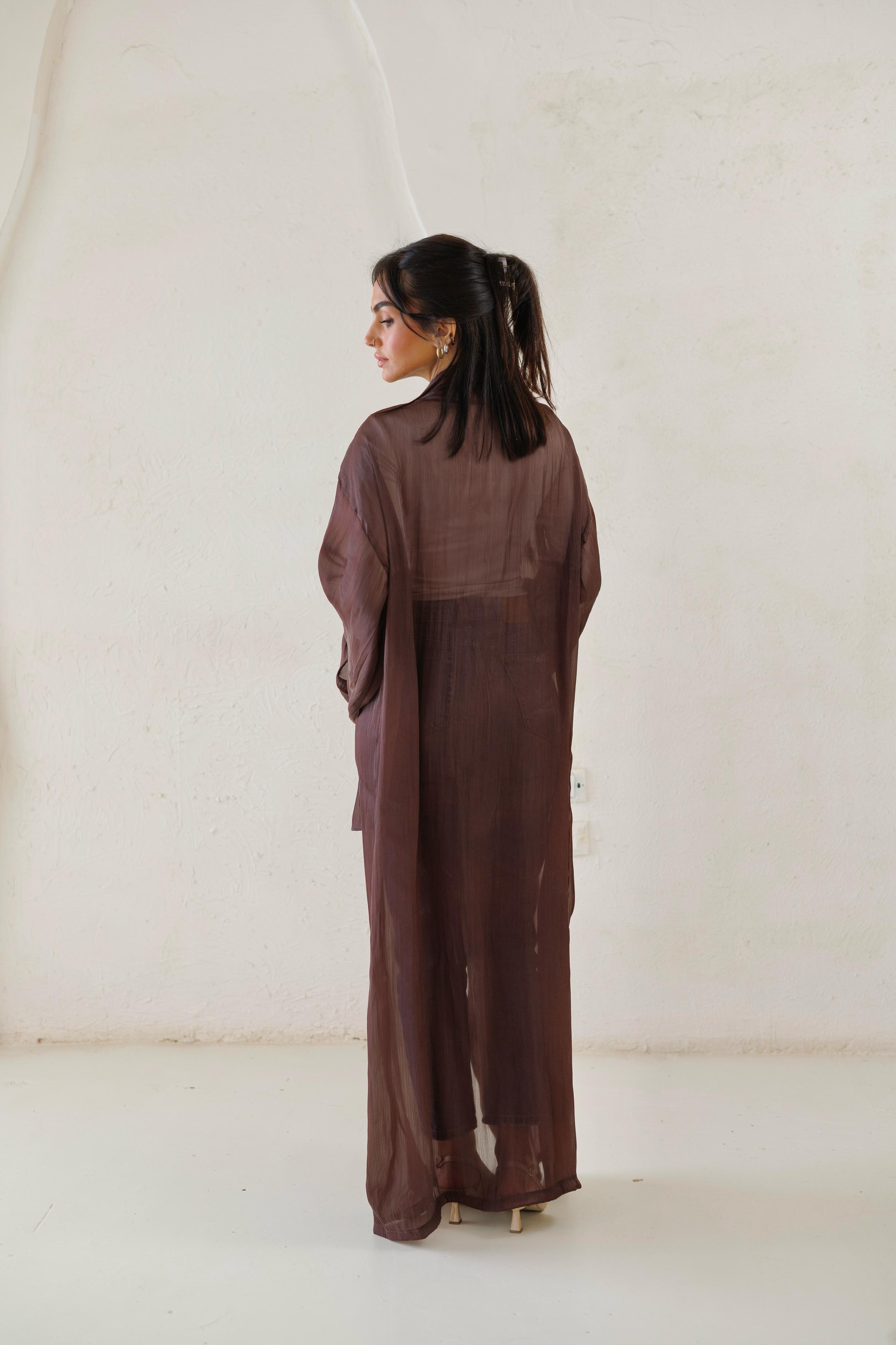 The Balance Kaftan In Brown