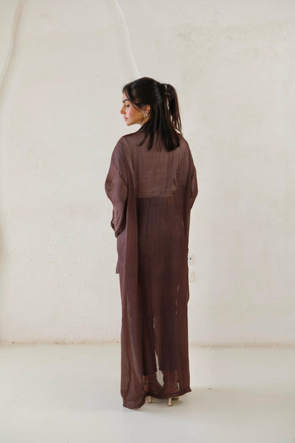 The Balance Kaftan In Brown