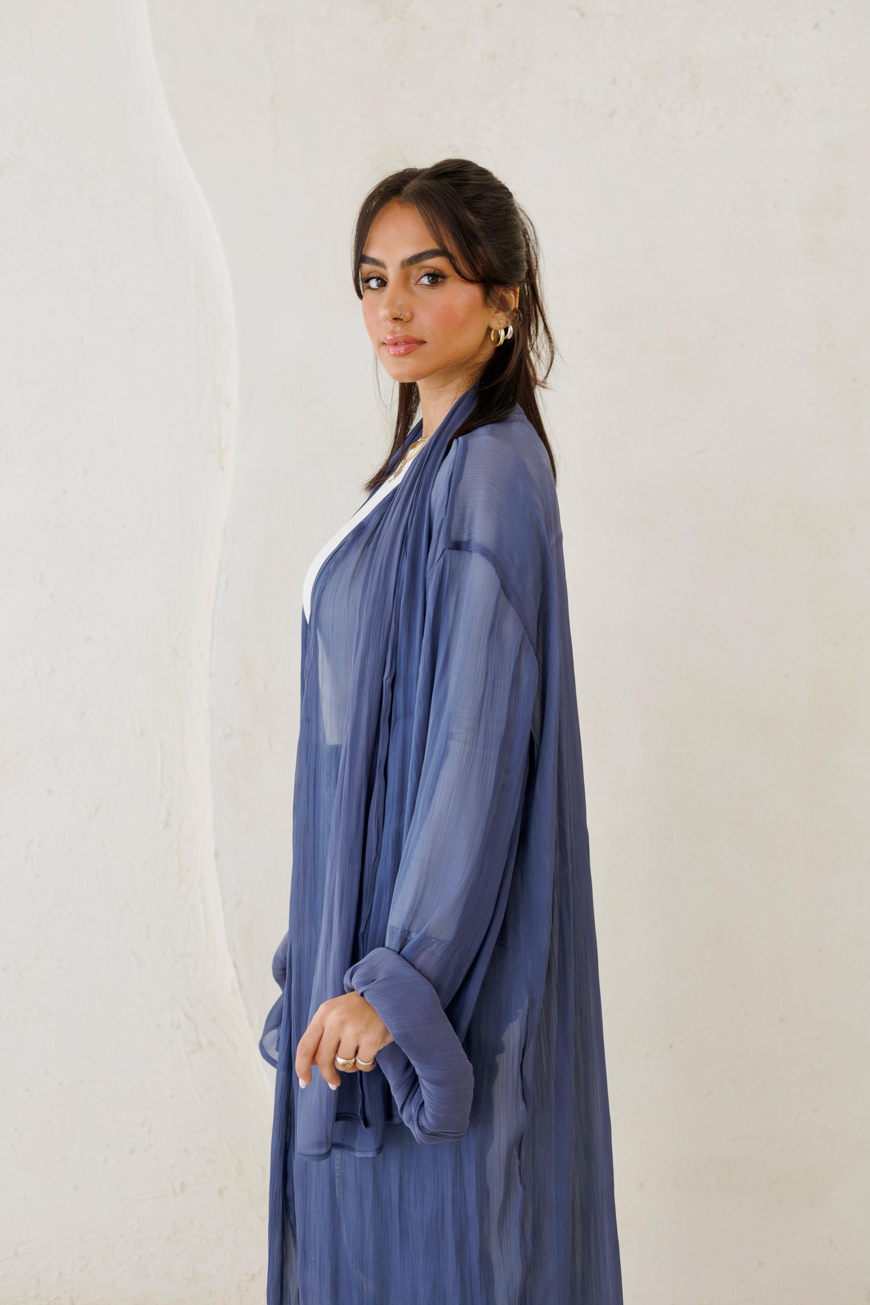 The Full Moon Kaftan In Blue