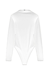 White Long Sleeve Bodysuit