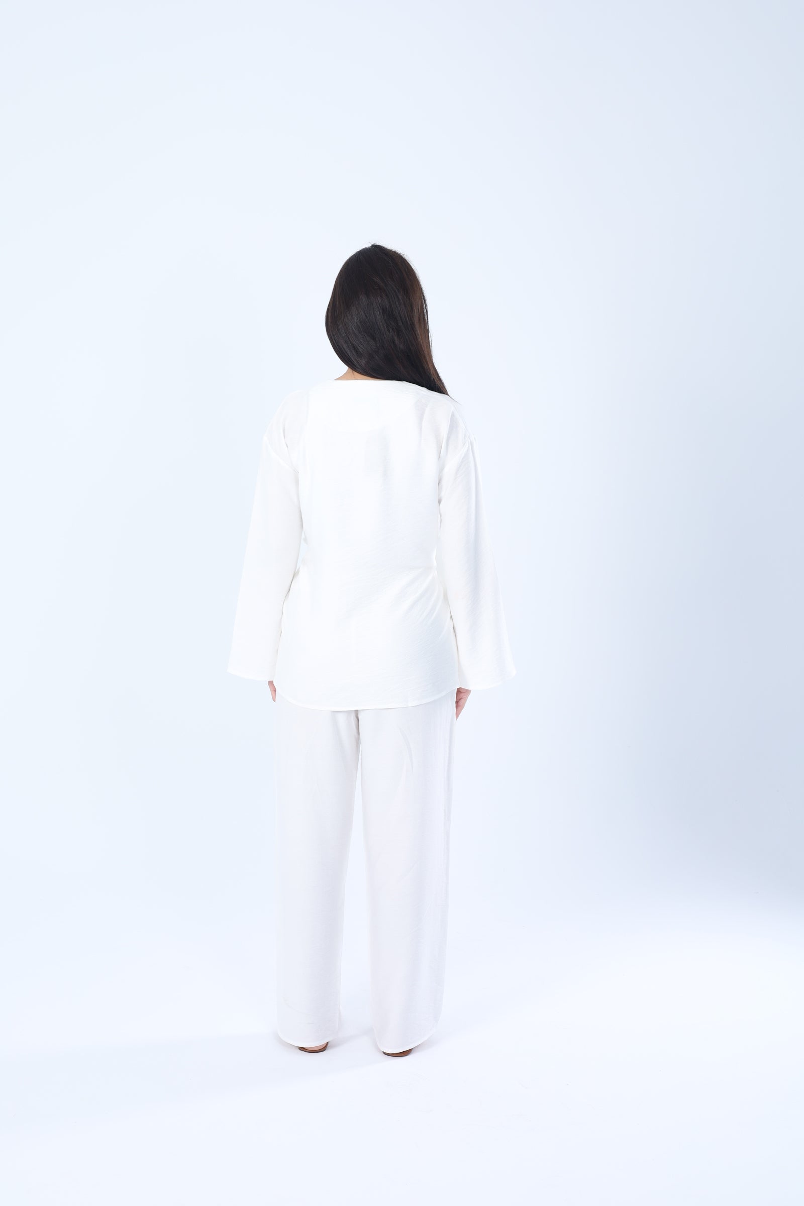 Linen Wrap Set White