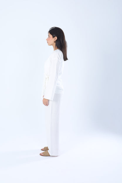 Linen Wrap Set White