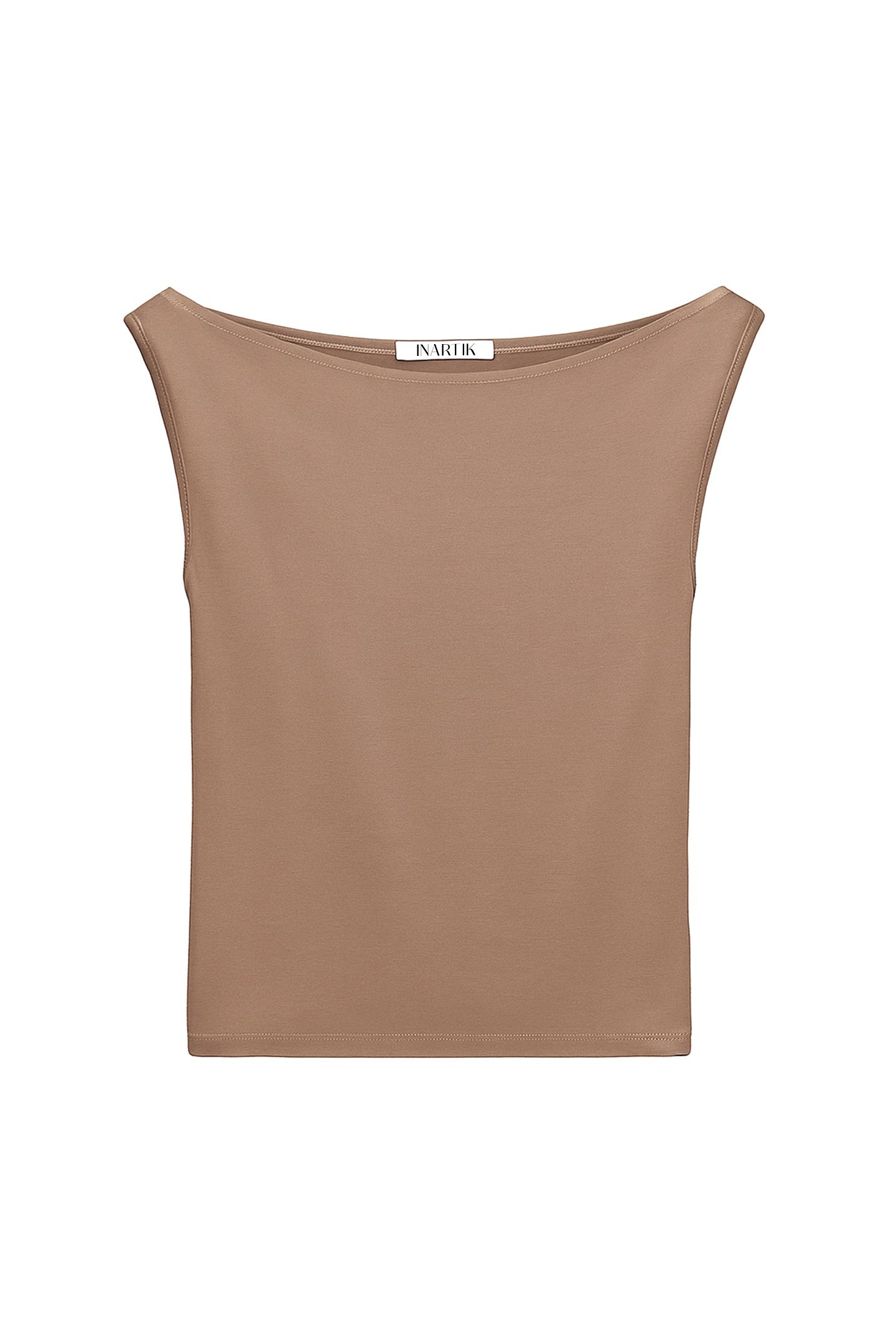 Cafe Boat-neck top